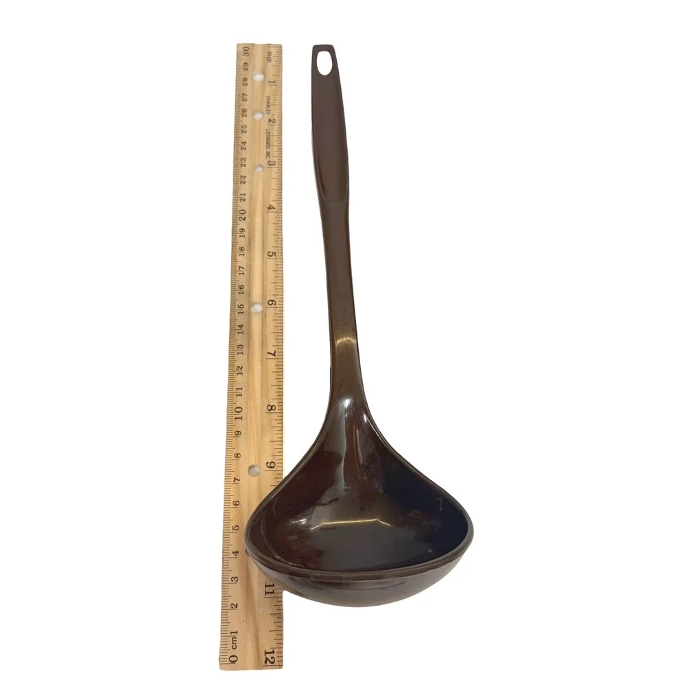 VTG Foley Brown Nylon Soup Ladle 1970s MCM Kitchen Utensil Rare Retro Chocolate
